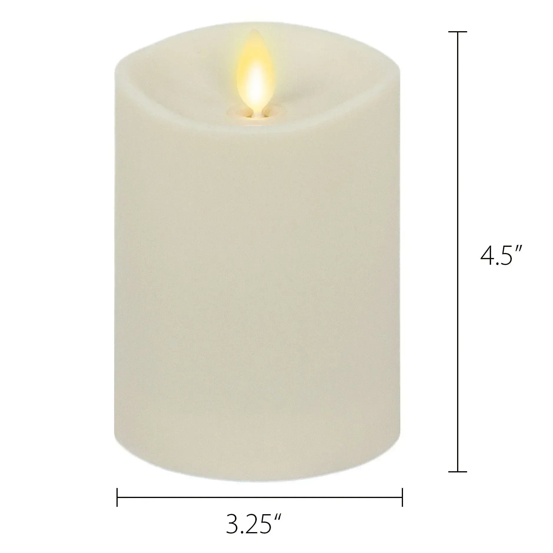 Luminara Outdoor Moving Flame Set, 3-pack