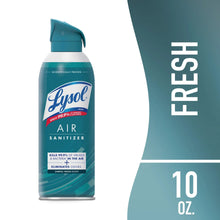 Lysol Air Sanitizer spray bottle with teal trigger cap and Simple Fresh label