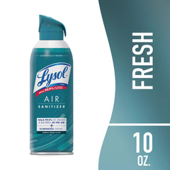 Lysol Air Sanitizer Spray, Air Sanitizer and Bacterial Odor Eliminating, Simple Fresh, 10 fl oz