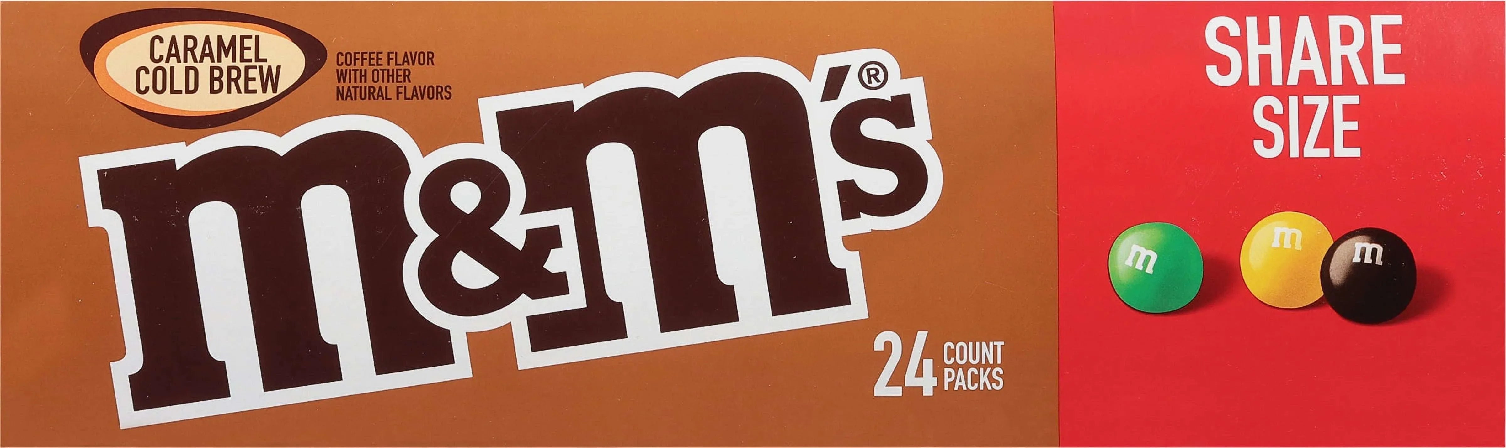 M&M's Caramel Cold Brew Milk Chocolate Candy - 1.41 oz Pack