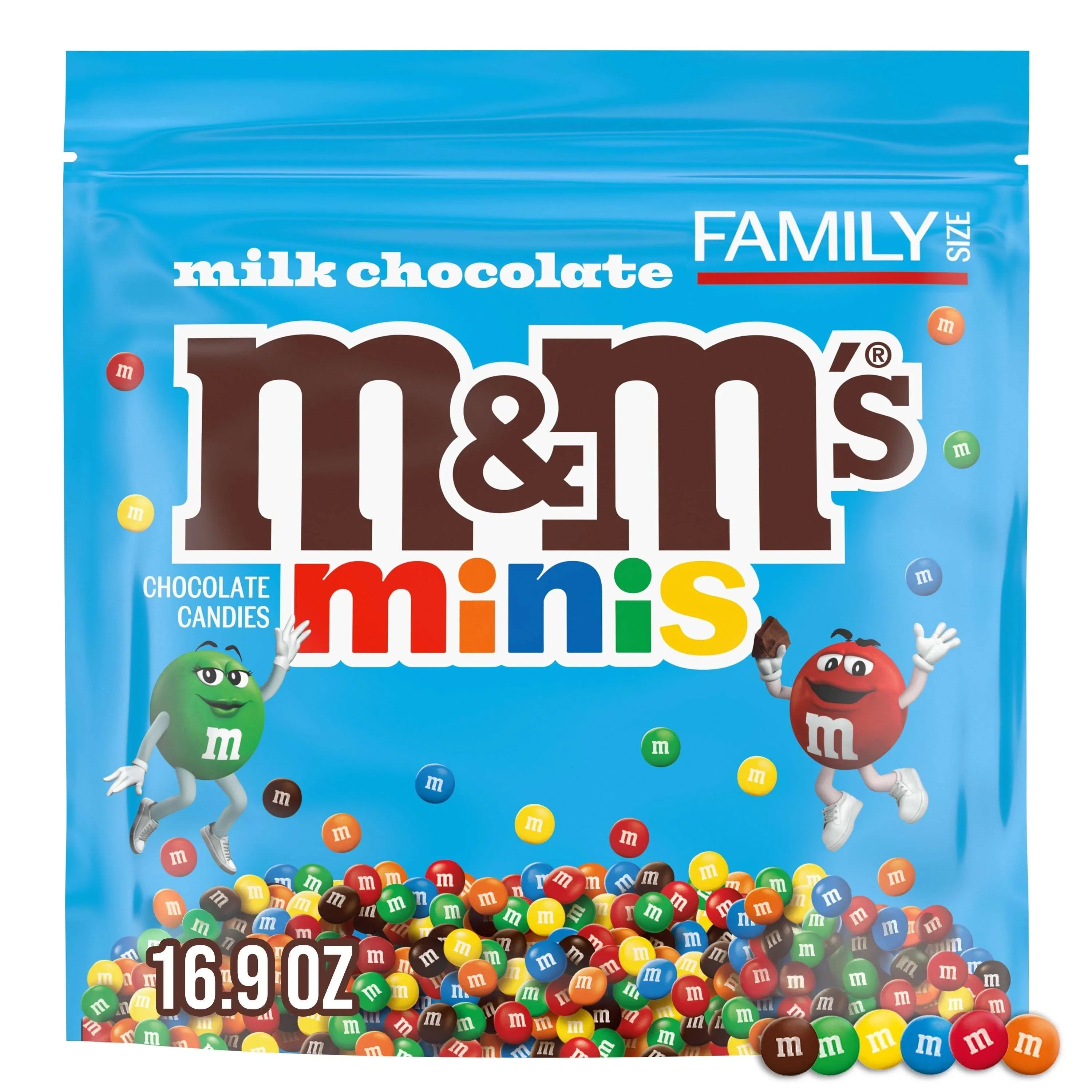 M&M's Minis Milk Chocolate Candy - 1.77 oz Mega Tube (Packaging May Vary)