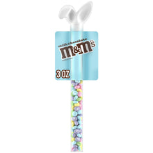 Bunny-shaped Easter candy cane with M&M's pastel milk chocolate candies, 3 oz