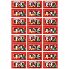 M&M's Chocolate Candy, Peanut Butter, Full Size 1.63 oz, 24-count