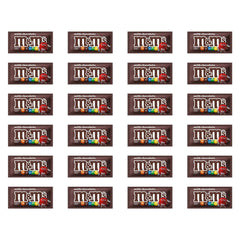 M&M's Milk Chocolate Candy, Full Size, 1.69 oz, 48-count