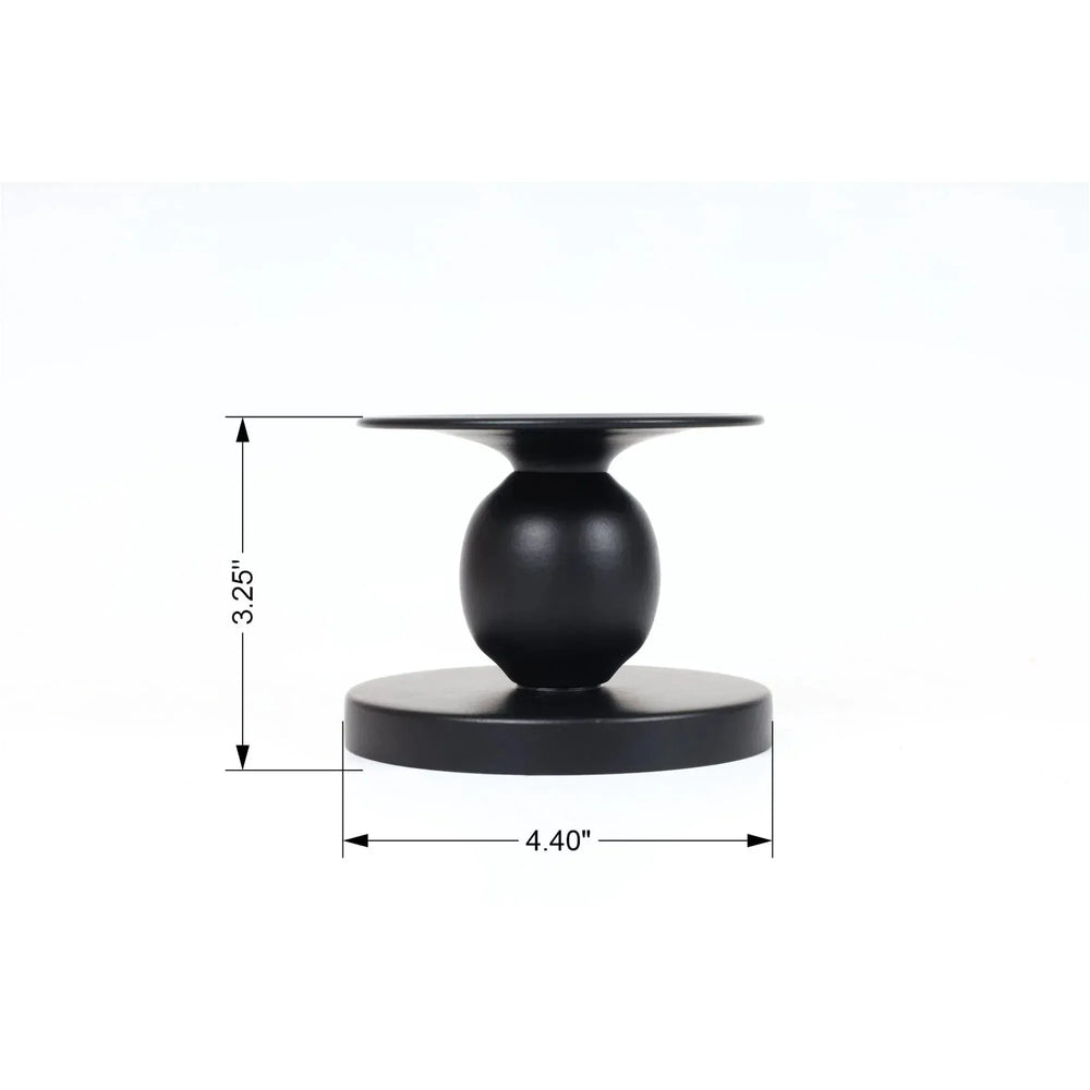 Mainstays Flippable Candle Holder, Black - USA MEGA SHOP