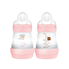 MAM Easy Start Anti-Colic Bottle, 5 oz, Girl, 2 Pack