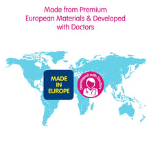 Made in Europe quality graphic for MAM Easy Start anti-colic bottles
