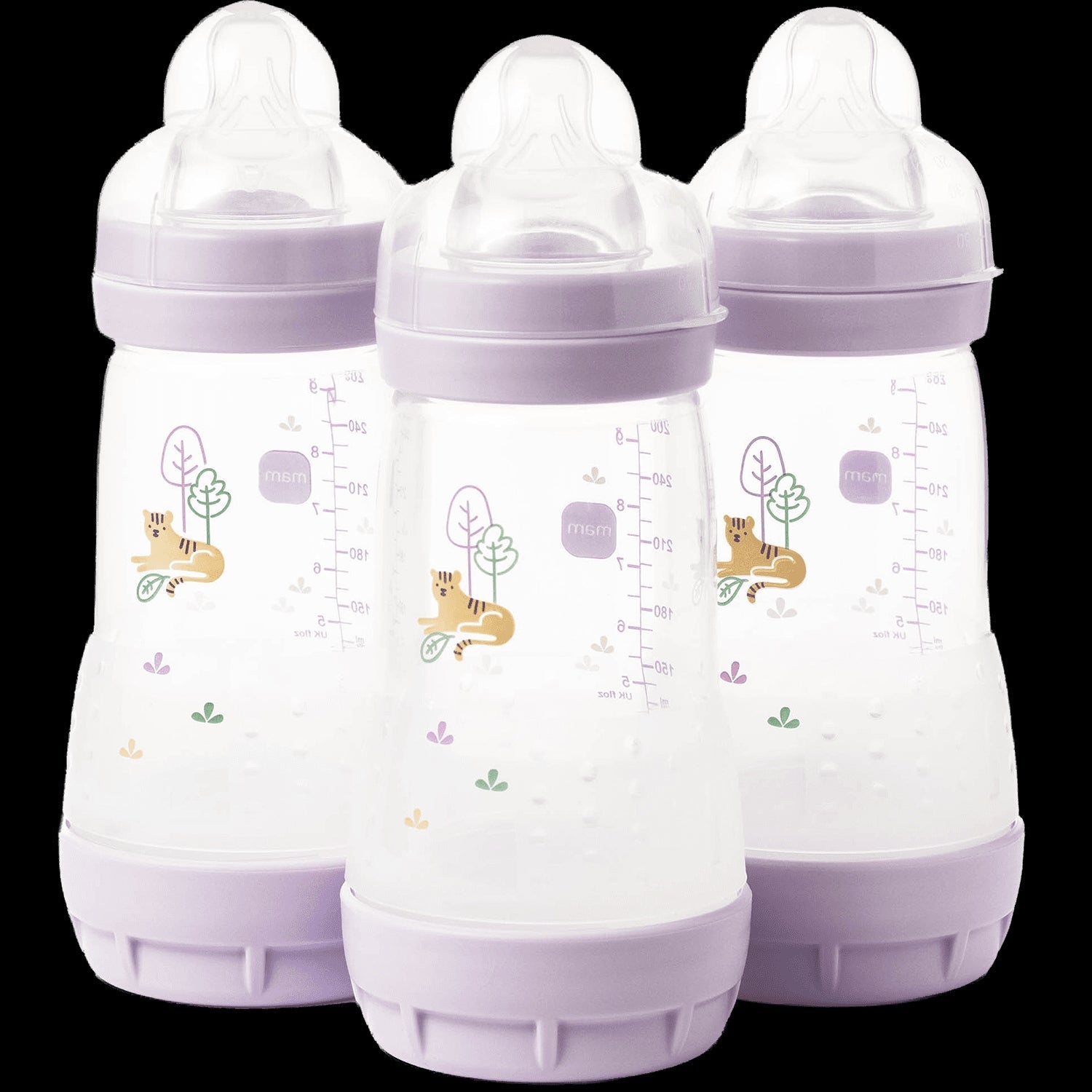 MAM Easy Start Anti Colic Bottle 9oz, 3 PK Girl