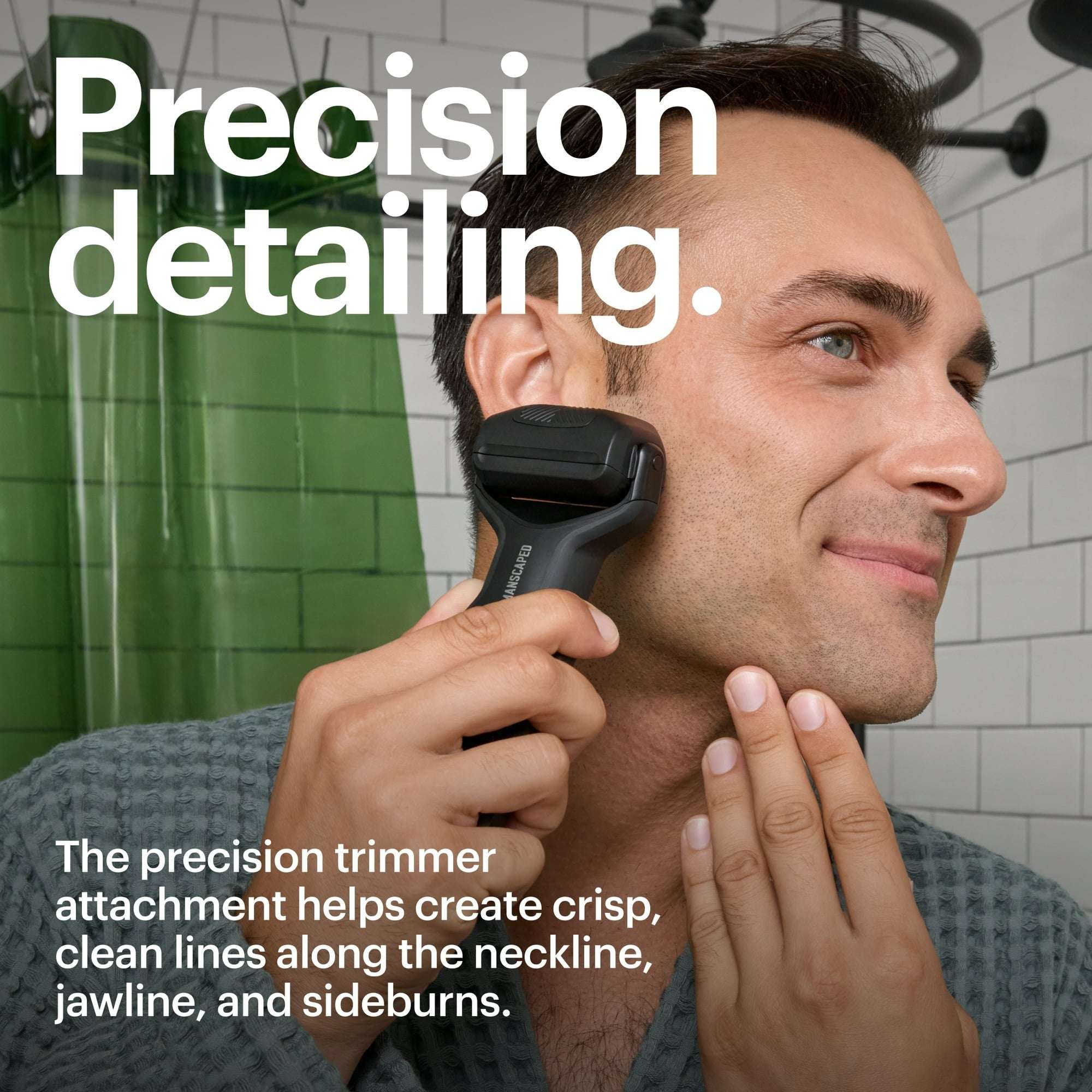 MANSCAPED® The Chairman Plus Precision Pack, Electric Foil Face Shaver and SkinSafe Precision Trimmer with Power Shave Gel