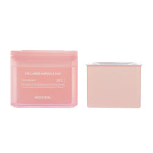 Collagen ampoule pad set: pink pouch and refill box