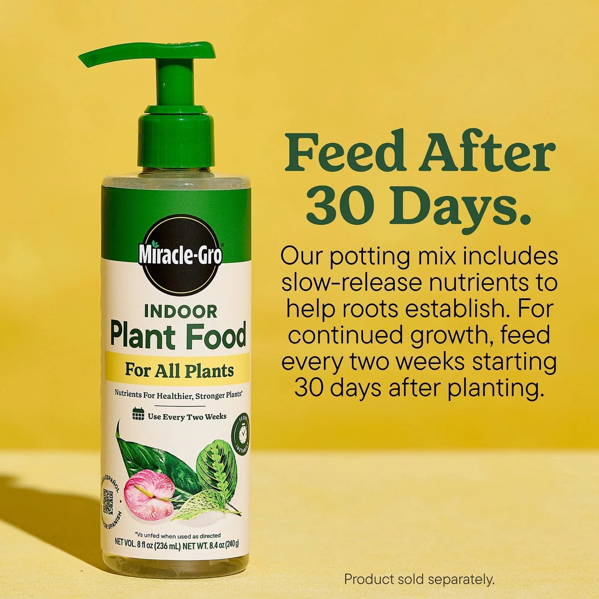Miracle-Gro Indoor Potting Mix for All Plants, Use with Houseplants and More