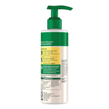 Miracle-Gro indoor plant food bottle with green spray pump, back label view
