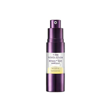 MISSHA retinol shot ampoule with spray nozzle, purple and clear bottle