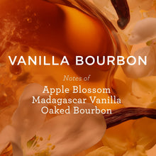 Body wash lather with thick bubbles on a hand, vanilla bourbon scent style