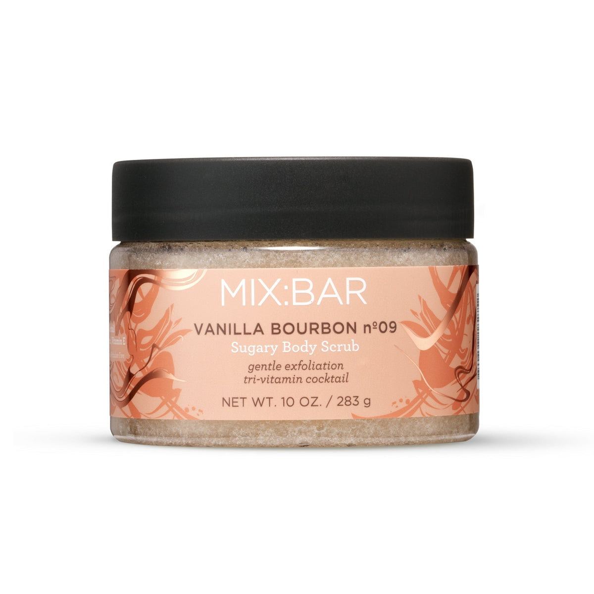 MIX:BAR Vanilla Bourbon Exfoliating Vitamin E Body Scrub, 10fl oz (PACK OF 3)