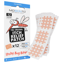 MOSKINTO itch relief patch pack with 12 adhesive patches