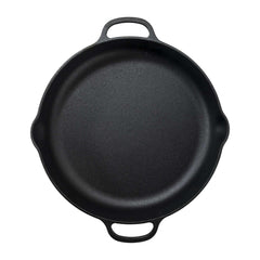 The Mainstays 14 inch Non-Stick Cast Iron Frying Pan, Black