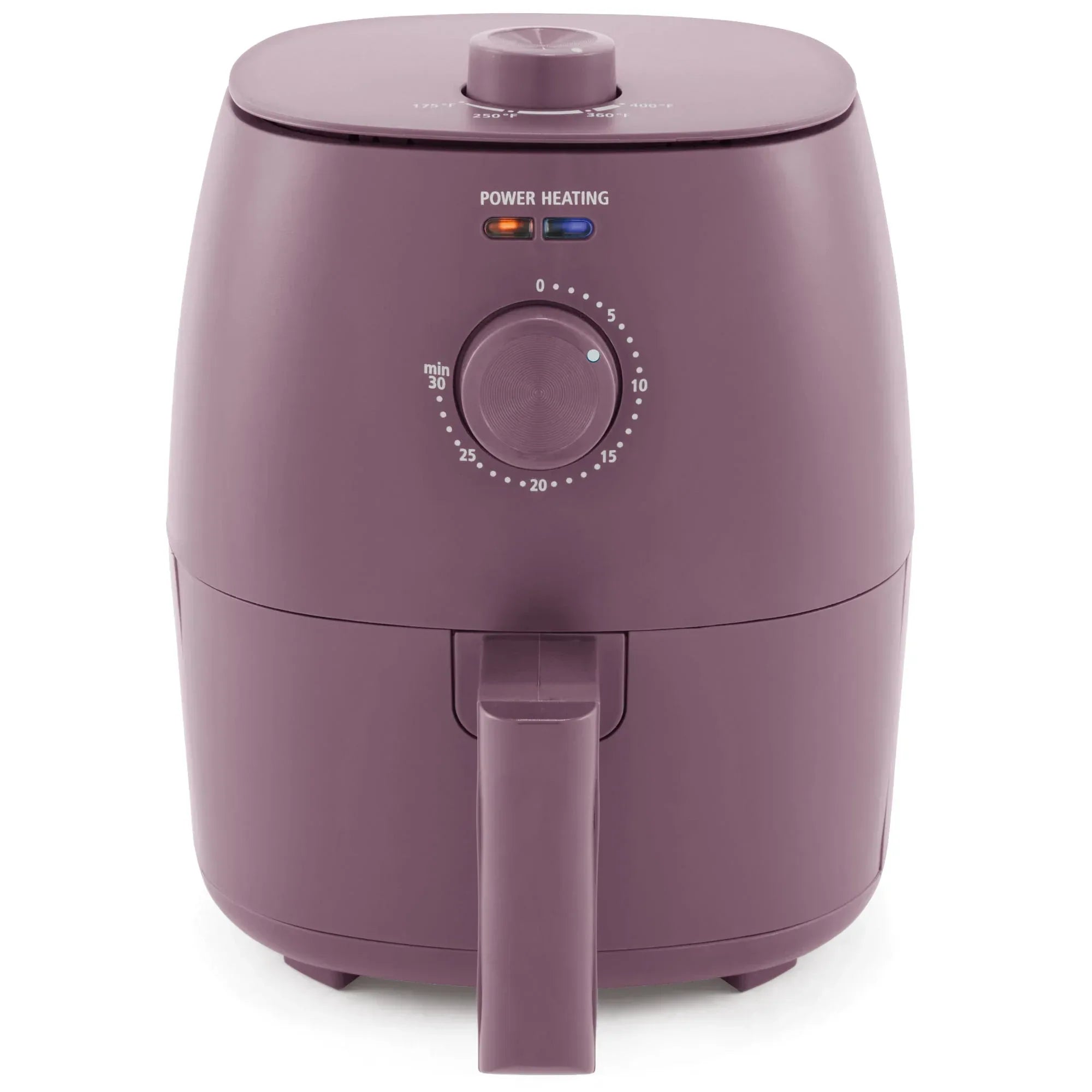 Mainstays 2.2 Qt Air Fryer in Arctic Black with Non-Stick Basket