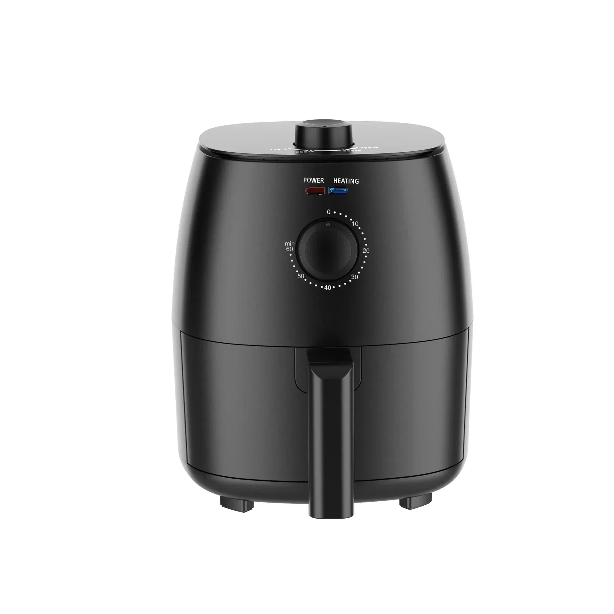 Mainstays 2.2 Qt Air Fryer in Arctic Black with Non-Stick Basket - USA MEGA SHOP