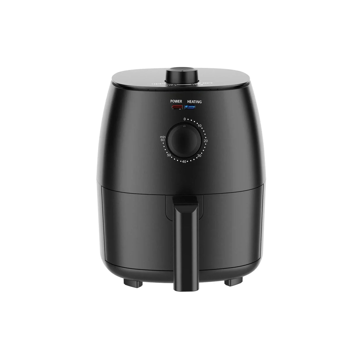 Mainstays 2.2 Qt Air Fryer in Arctic Black with Non-Stick Basket - USA MEGA SHOP