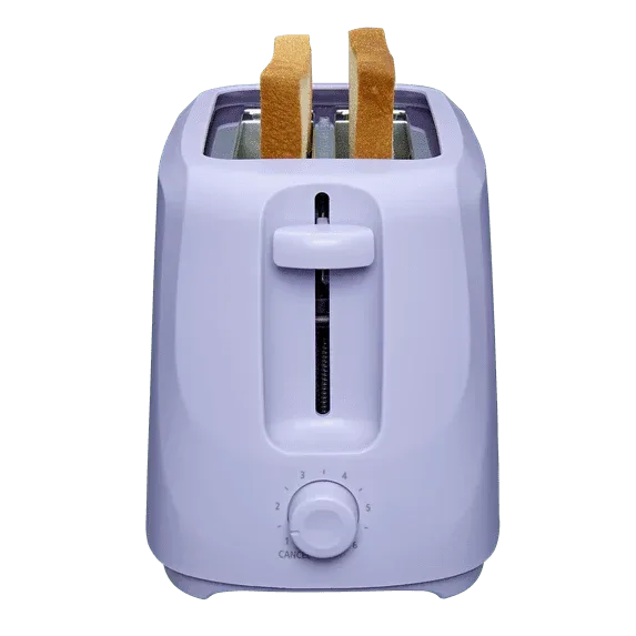 Mainstays 2-Slice Toaster with 6 Shade Settings and Removable Crumb Tray
