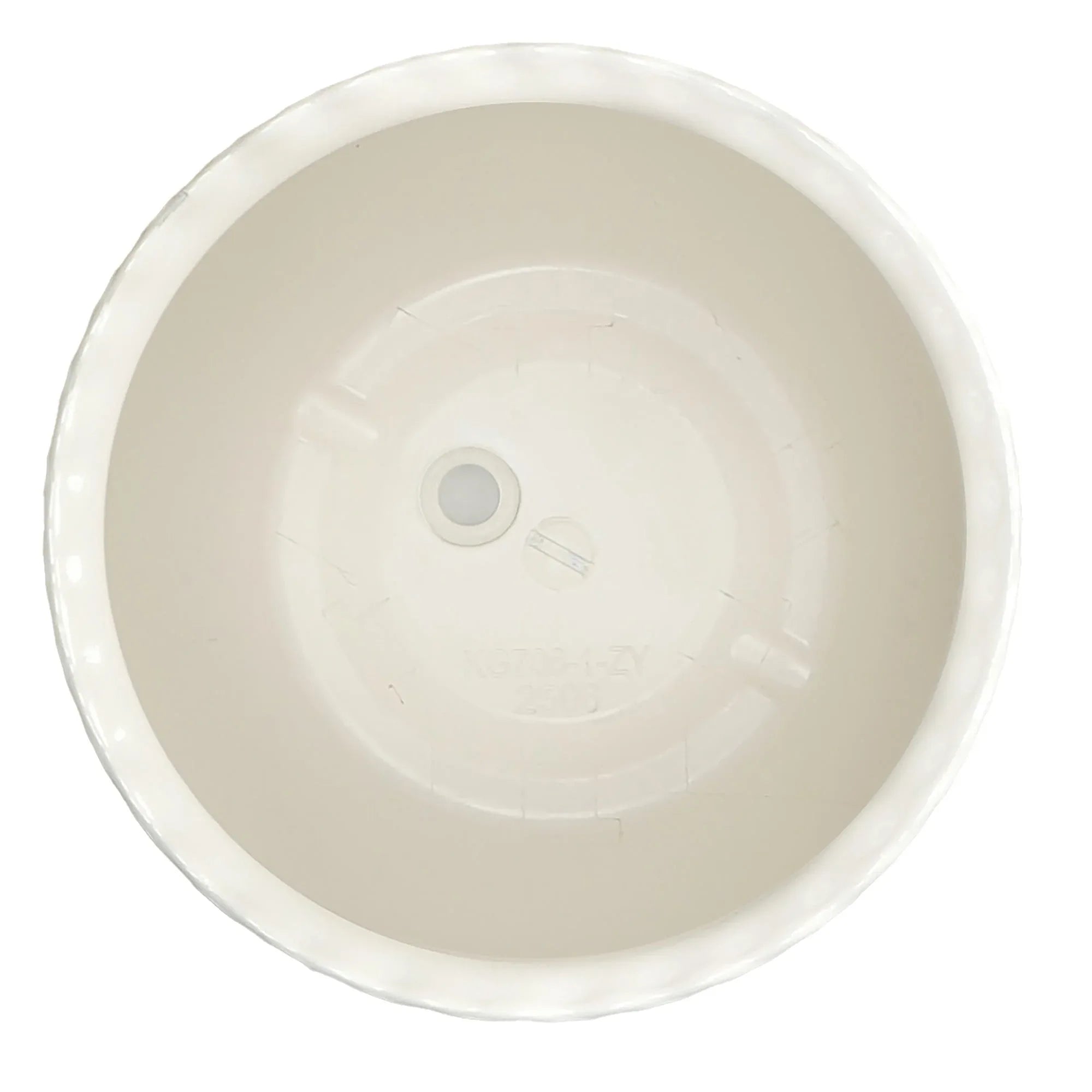 Mainstays Brooke Round Vanilla Dream 100% Recycled Resin Planter