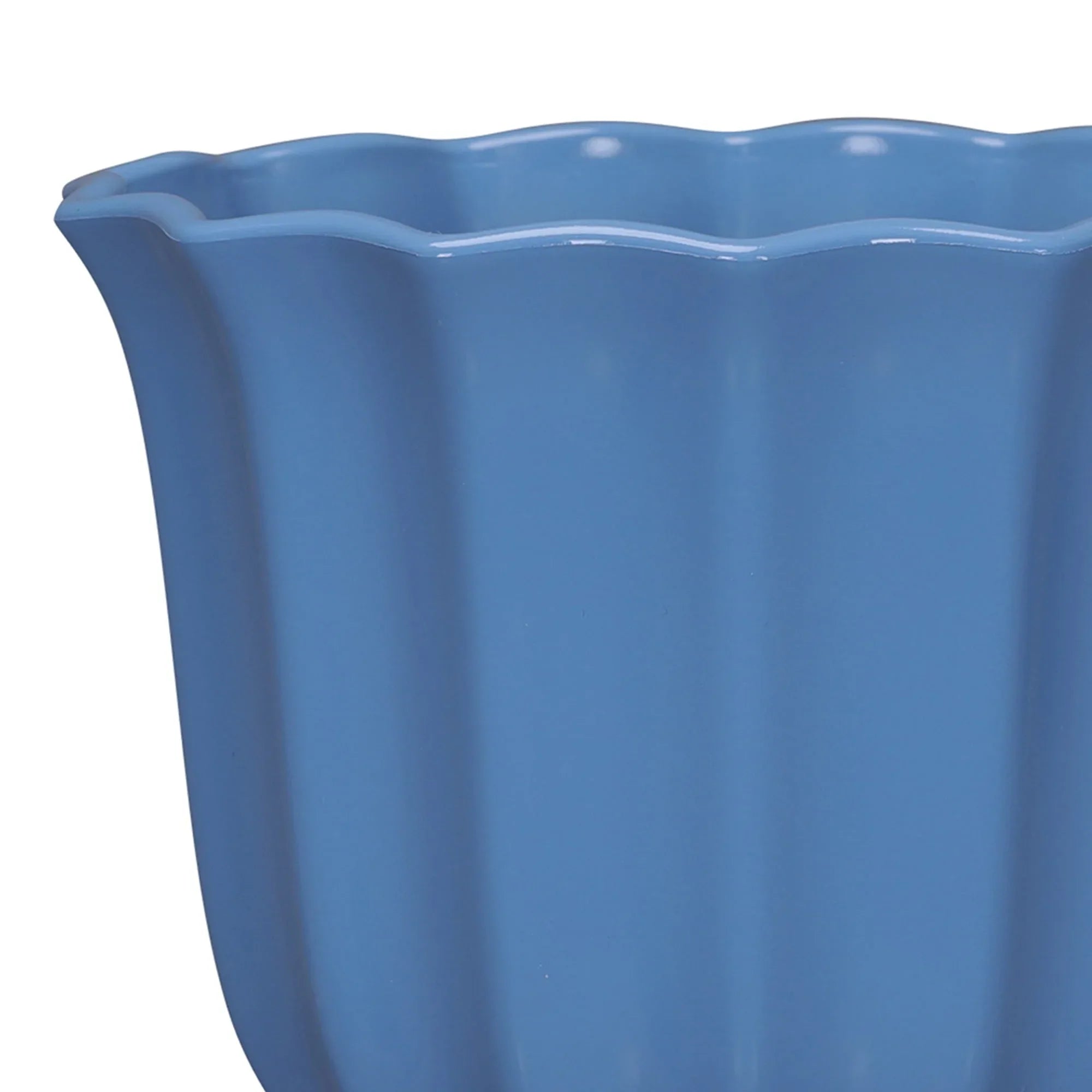 Mainstays Lillian 8" x 8" x 7" Round 100% Recycled Resin Planter