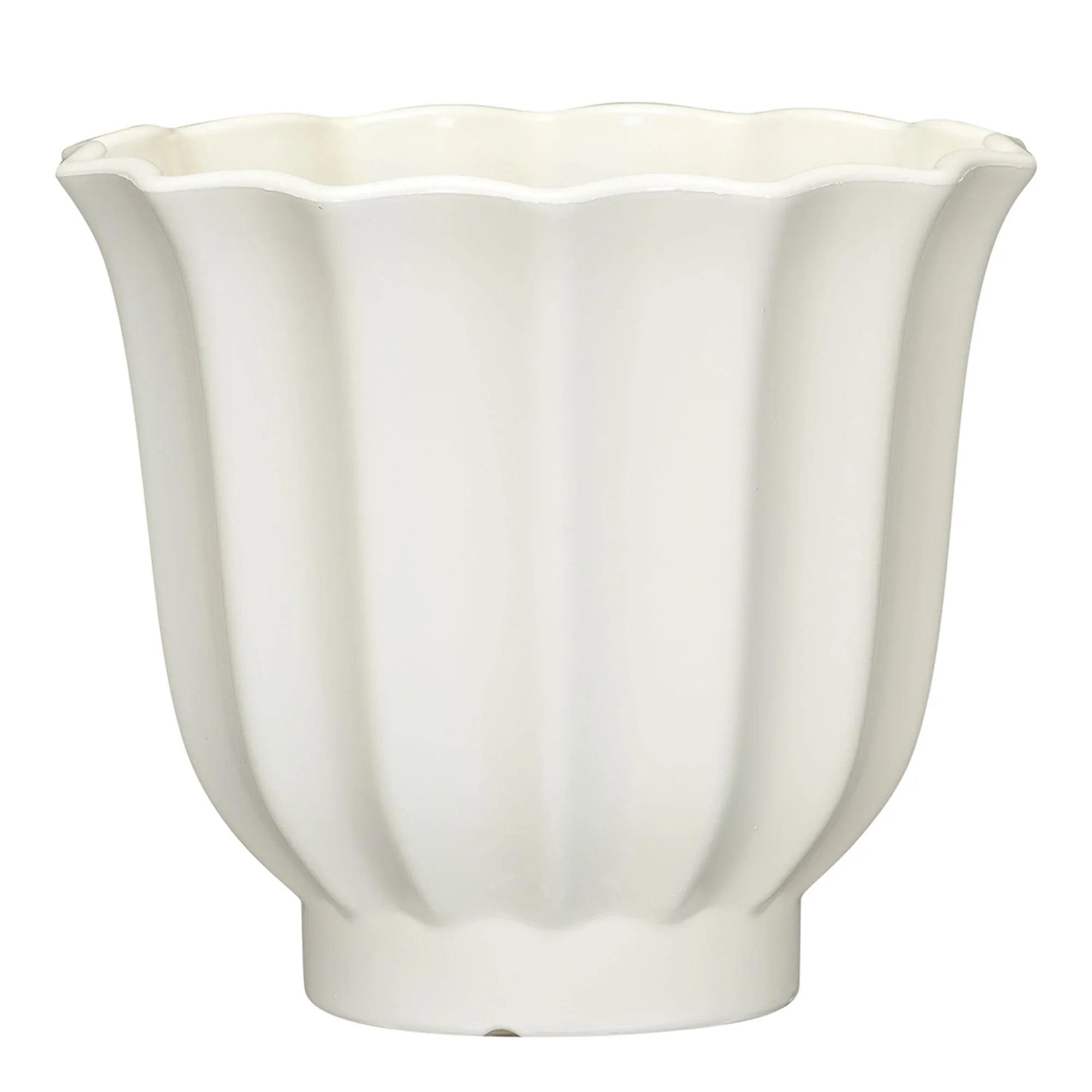 Mainstays Lillian 8" x 8" x 7" Round 100% Recycled Resin Planter