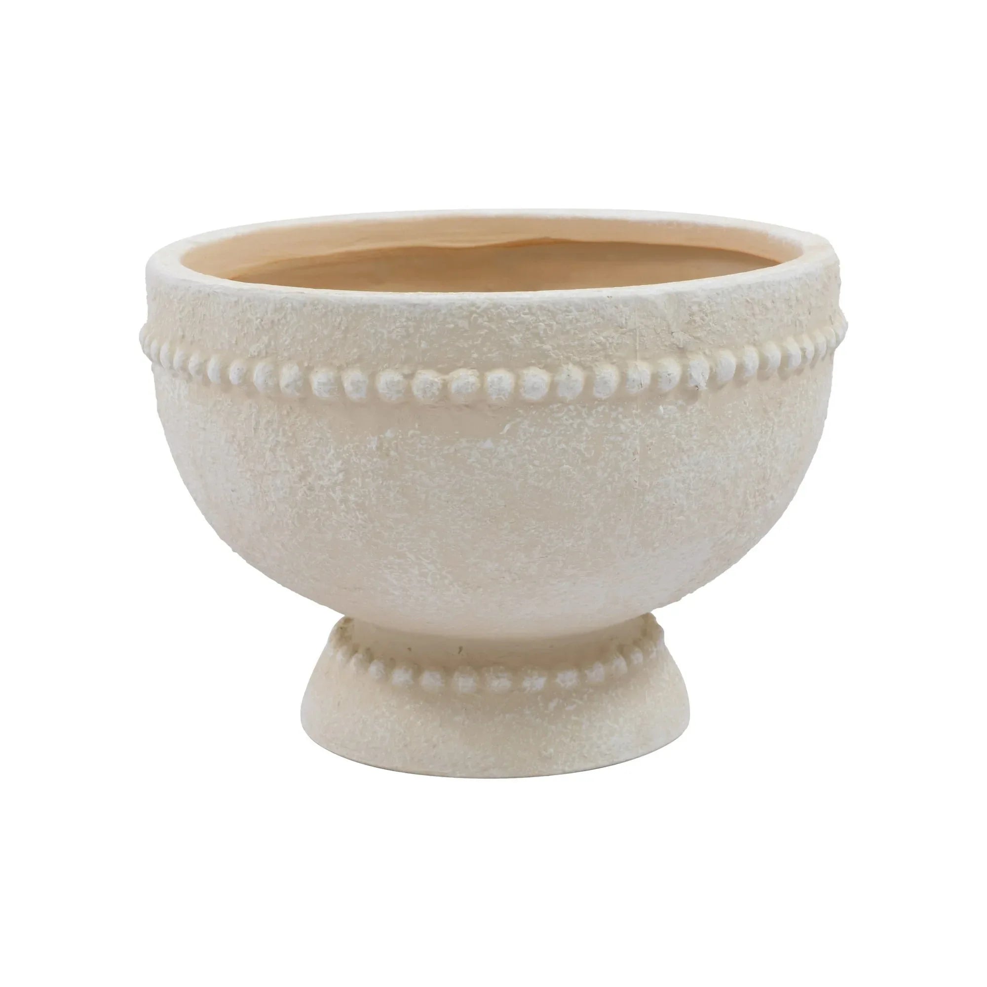 My Texas House 8" Dot Bowl Ceramic Plant Pot 8.1" Diameter