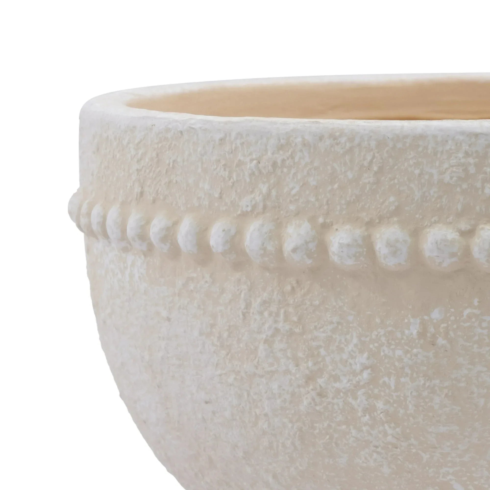 My Texas House 8" Dot Bowl Ceramic Plant Pot 8.1" Diameter