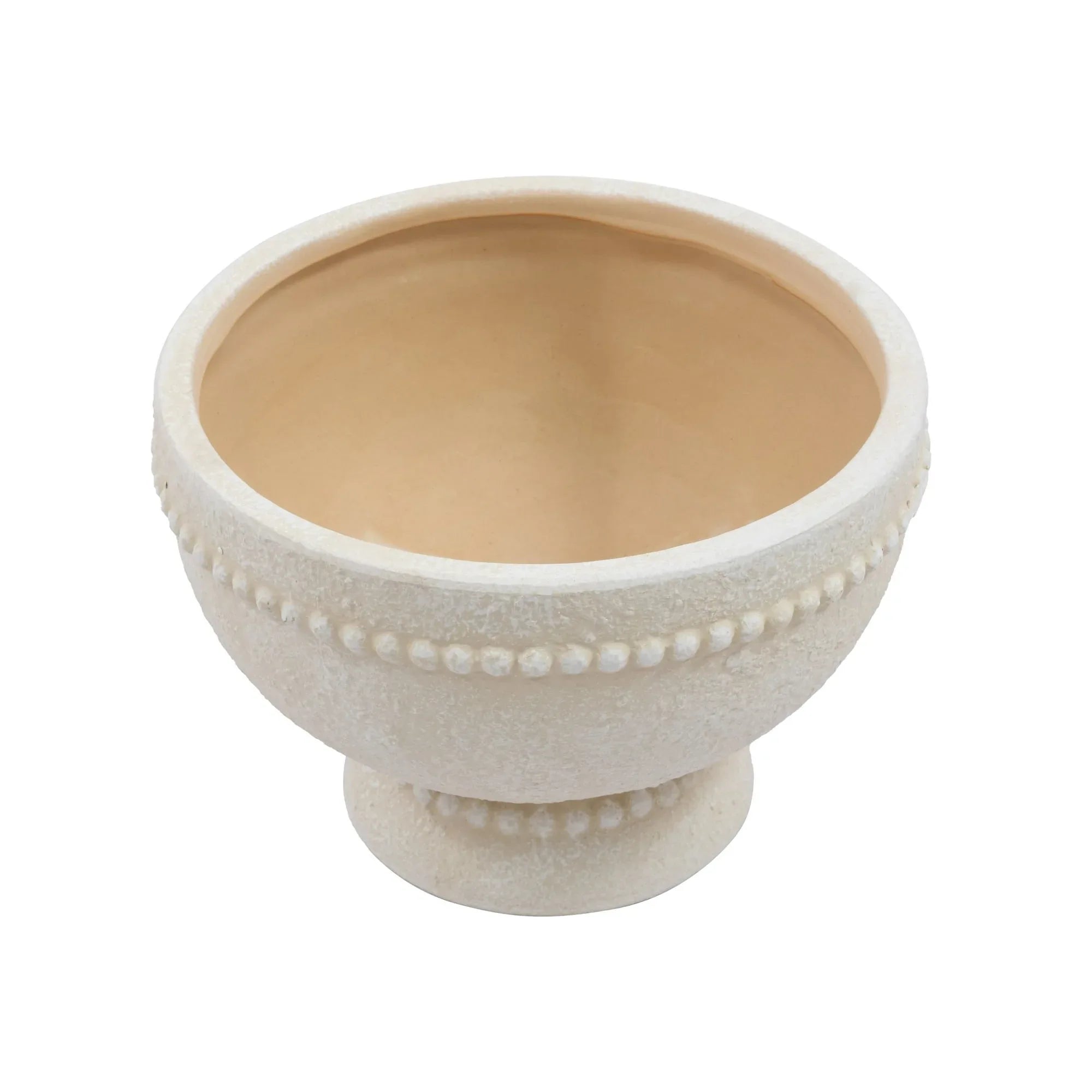 My Texas House 8" Dot Bowl Ceramic Plant Pot 8.1" Diameter