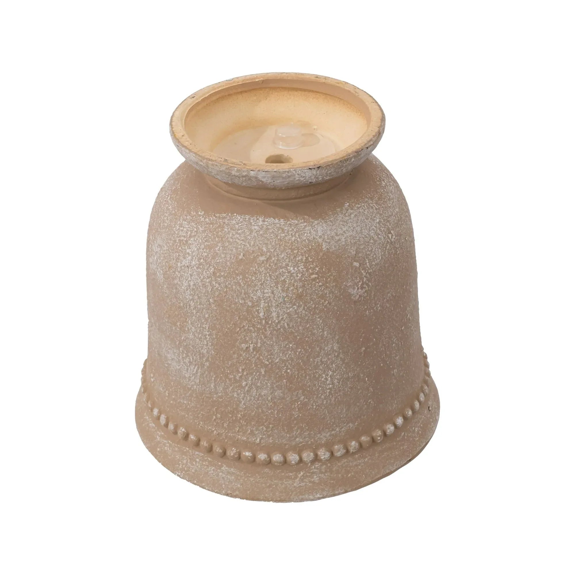 My Texas House Ceramic Urn Planter Pot with Elegant Dot Pattern, 8 inch