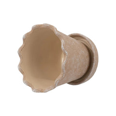 My Texas House 8 inch Ceramic Wave Planter
