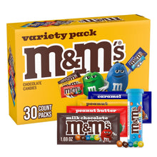 M&M'S Chocolate Candy, Variety Pack, 1.69 oz., 30 pk.