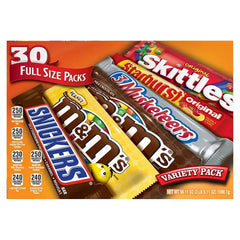 M&M'S, Skittles and More Candy Bars, Great For Easter Candy, Full Size, 30 ct.