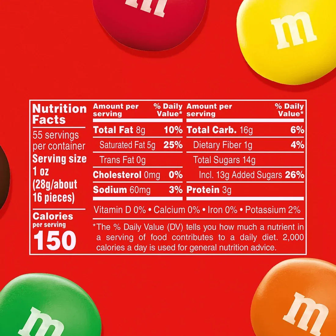 M&M's Bulk Chocolate Candy, Peanut Butter, Jar, 55 oz. - USA MEGA SHOP