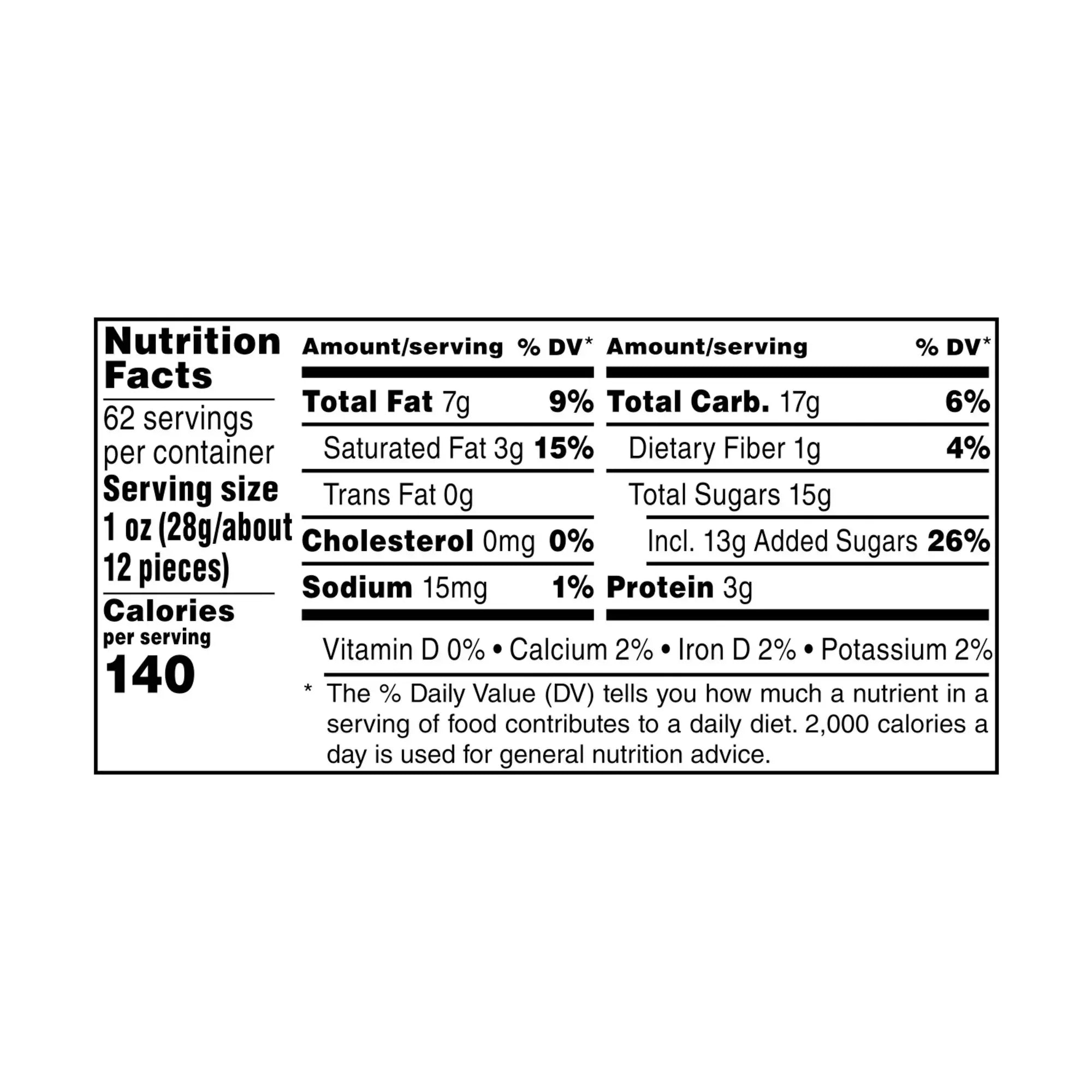 M&M's Chocolate Candy, Peanut, 62 oz Jar