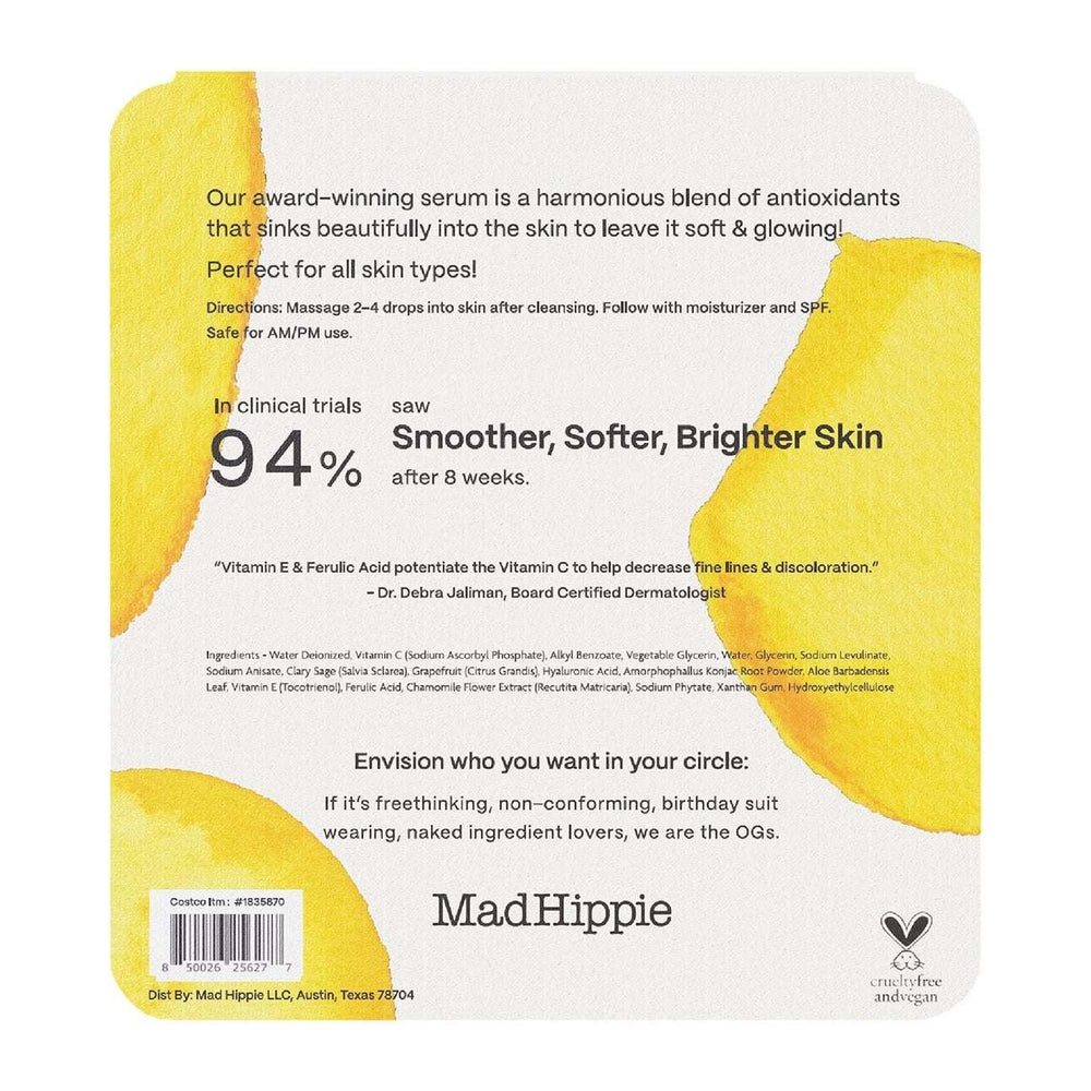 Mad Hippie Vitamin C Serum, 1 oz, 2-pack - USA MEGA SHOP