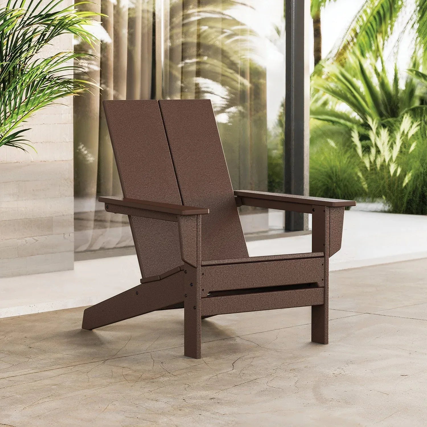 POLYWOOD Gulf Shores Modern Adirondack Chair