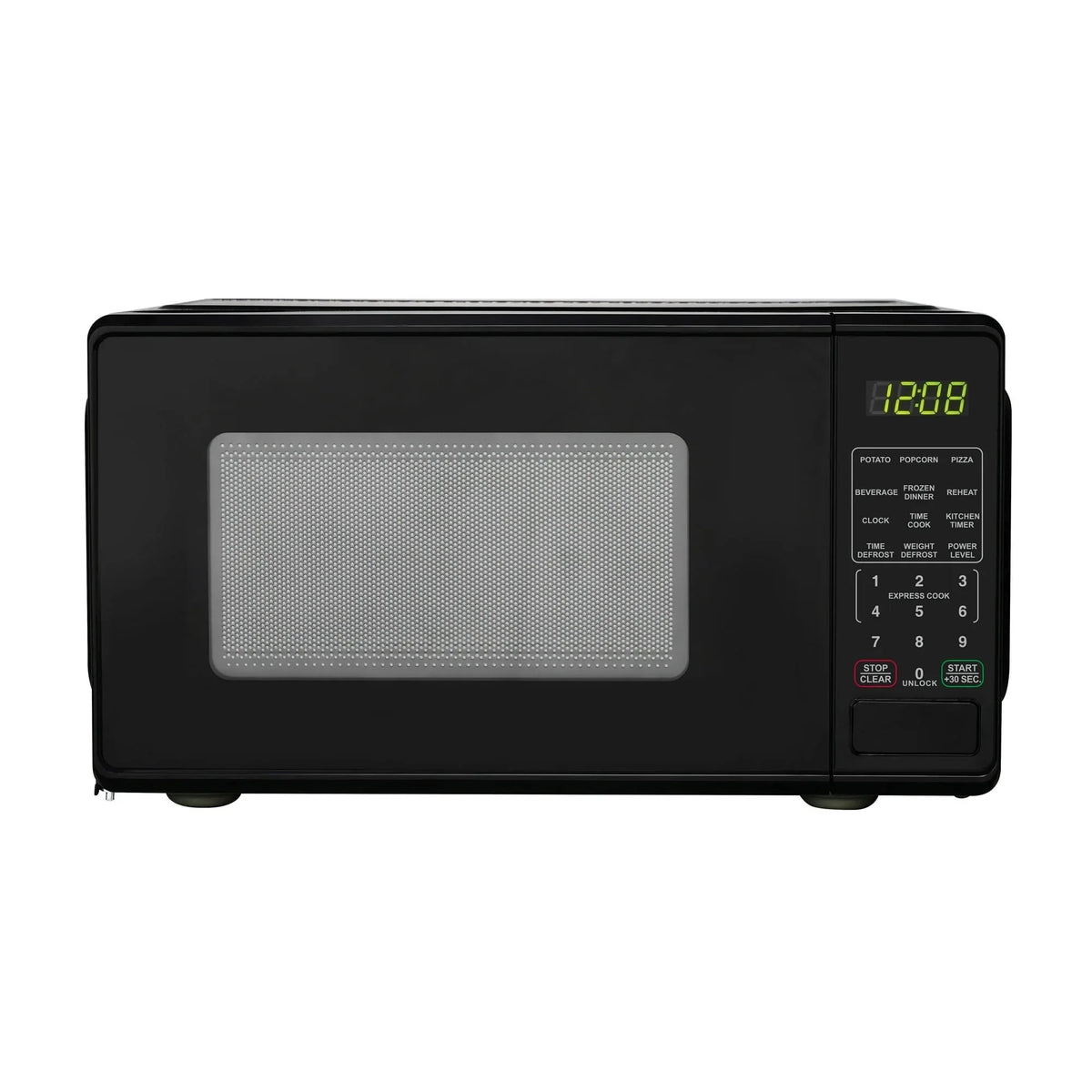 Mainstays 0.7 Cu ft Countertop Microwave Oven, 700 Watts, Black - USA MEGA SHOP