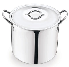 Mainstays 12-Qt Stainless Steel Stock Pot with Metal Lid