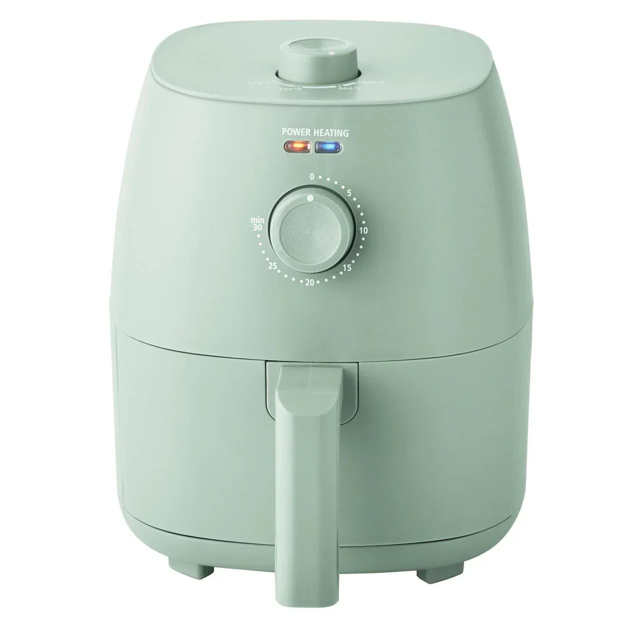 Mainstays 2.2 Qt Air Fryer in Arctic Black with Non-Stick Basket