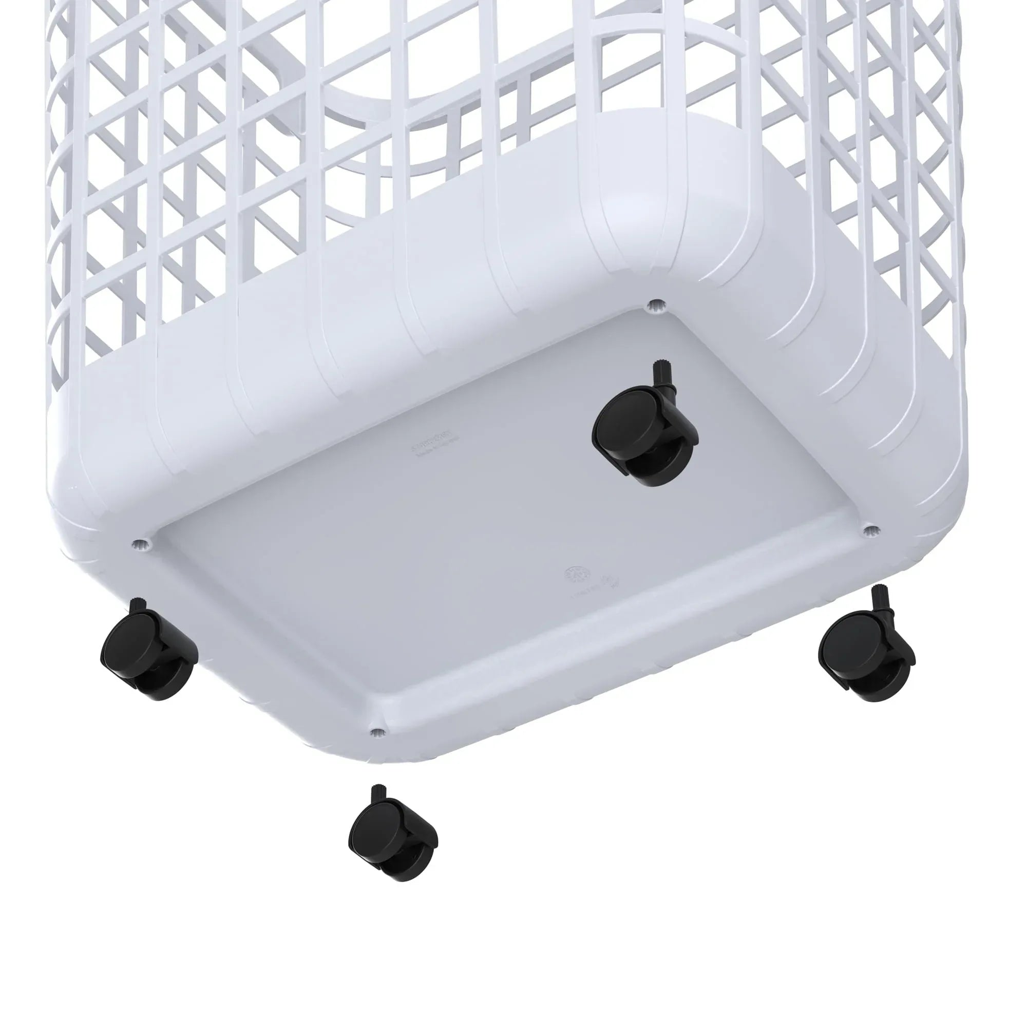 Mainstays 2.6 Bushel Rolling Laundry Hamper, Adult
