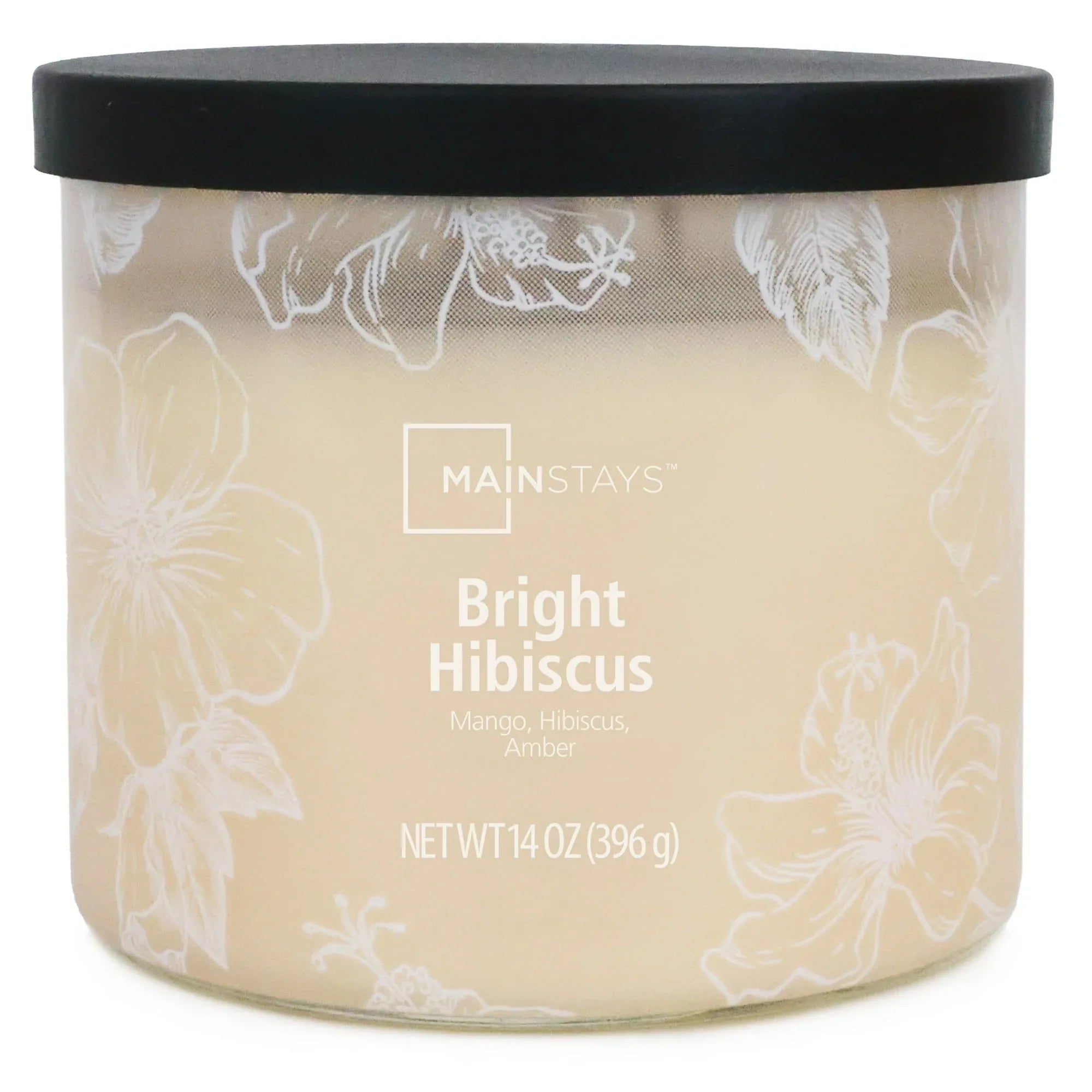 Mainstays 3-Wick Ombre Wrap Bright Hibiscus Scented Candle, 14 oz - USA MEGA SHOP