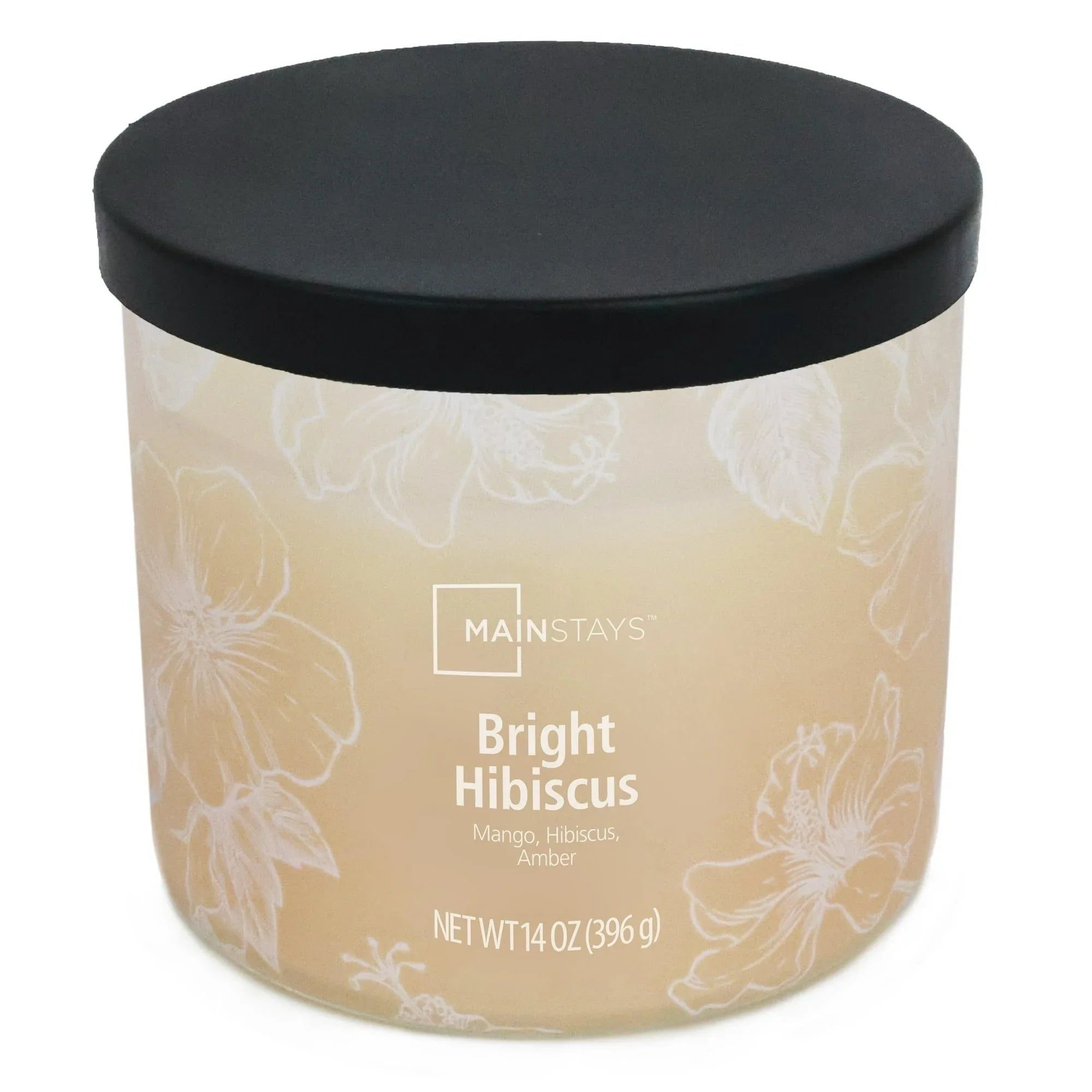 Mainstays 3-Wick Ombre Wrap Bright Hibiscus Scented Candle, 14 oz - USA MEGA SHOP