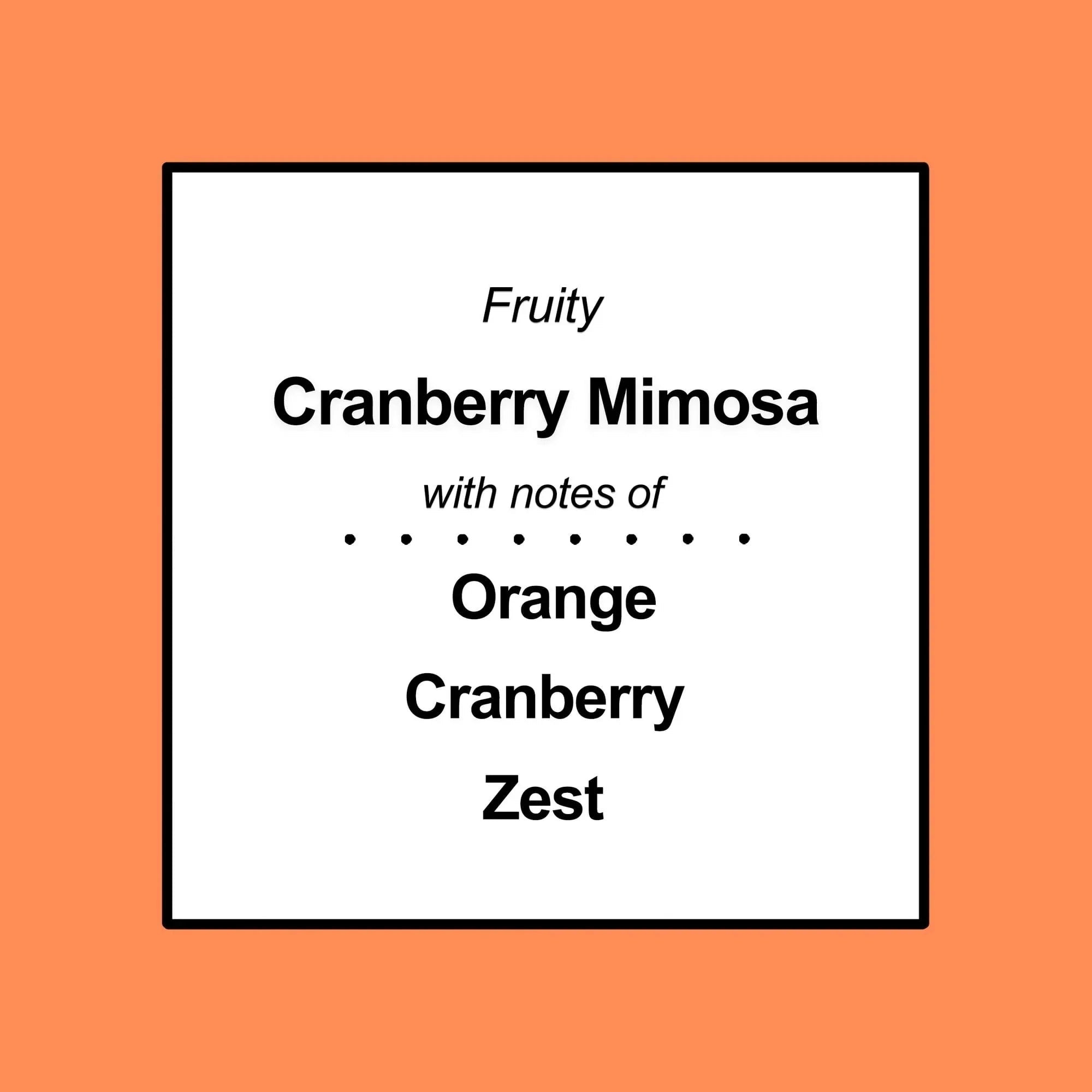 Mainstays 3-Wick Ombre Wrap Cranberry Mimosa Candle, 14-Ounce