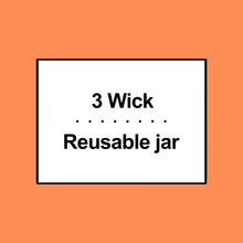 Feature card: 3-wick reusable jar