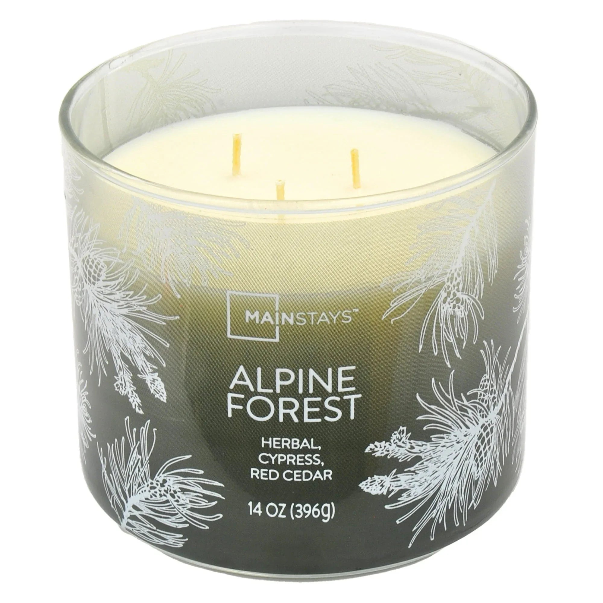 Mainstays 3-Wick Ombre Wrapped Alpine Forest Scented Candle, 14 oz - USA MEGA SHOP