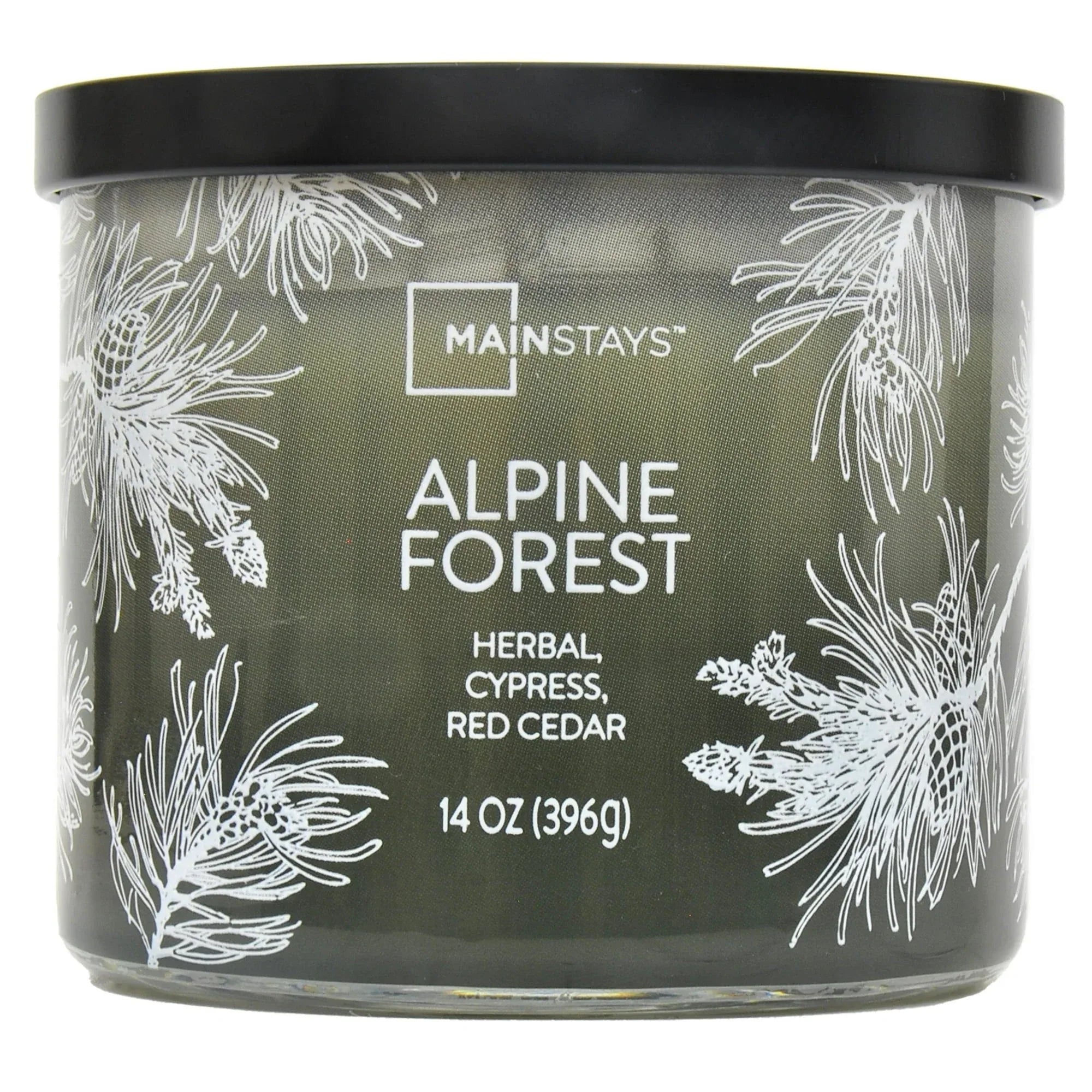 Mainstays 3-Wick Ombre Wrapped Alpine Forest Scented Candle, 14 oz - USA MEGA SHOP