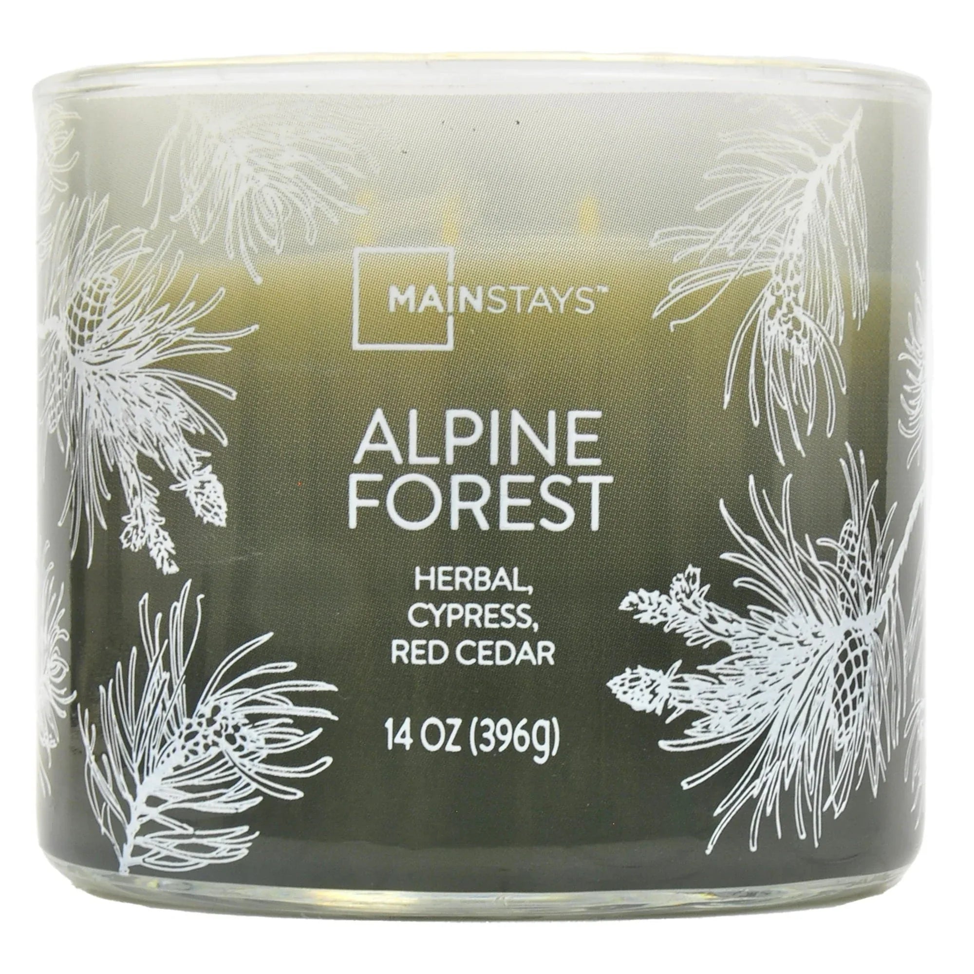 Mainstays 3-Wick Ombre Wrapped Alpine Forest Scented Candle, 14 oz - USA MEGA SHOP